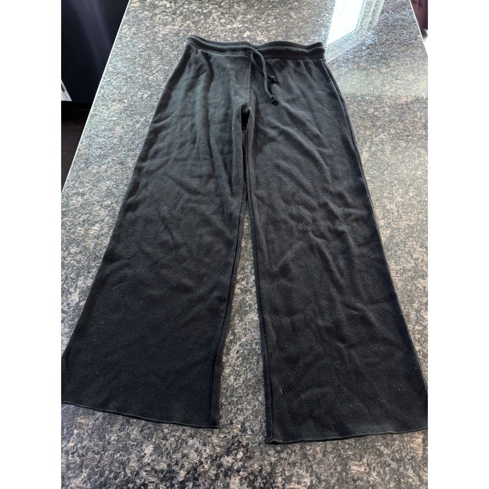 Perfect White Tee Womens  Black Draw Sting Lounge Pants, Sweatpants,‎ Joggers M